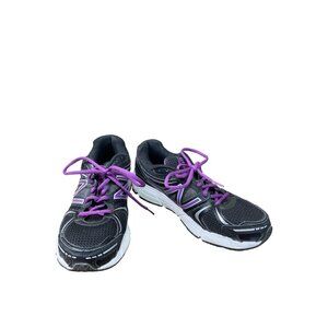 New Balance 490v2 Womens black purple Running sneakers size 8 SKU 8784